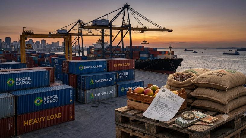 Tarifa dos EUA sobre produtos brasileiros cai de 50% para 25% e passa a valer nesta semana